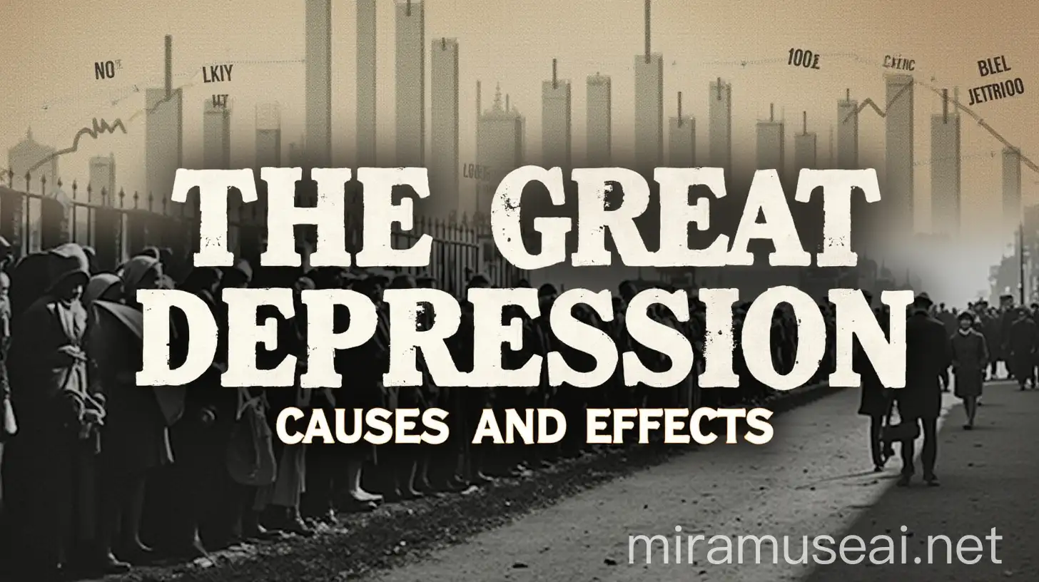 The Great Depression Economic Struggles and Stock Market Crash