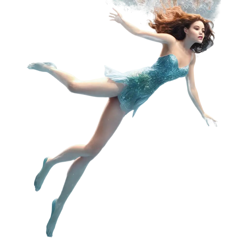 Vibrant-PNG-Image-of-a-Girl-Falling-from-Heaven-into-an-Underwater-City-Artistic-and-Detailed