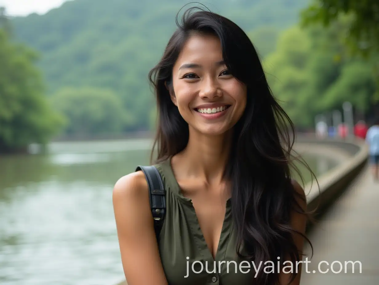 Beautiful-Indonesian-Woman-from-North-Kalimantan-with-Dayak-or-Tidung-Features