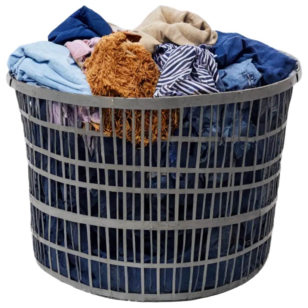 HighQuality-PNG-Image-of-Dirty-Clothes-Accumulated-in-a-Basket