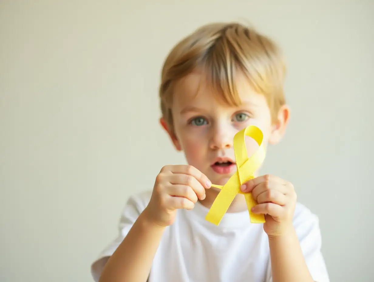 Childhood-Cancer-Awareness-Little-Boy-with-Golden-Ribbon