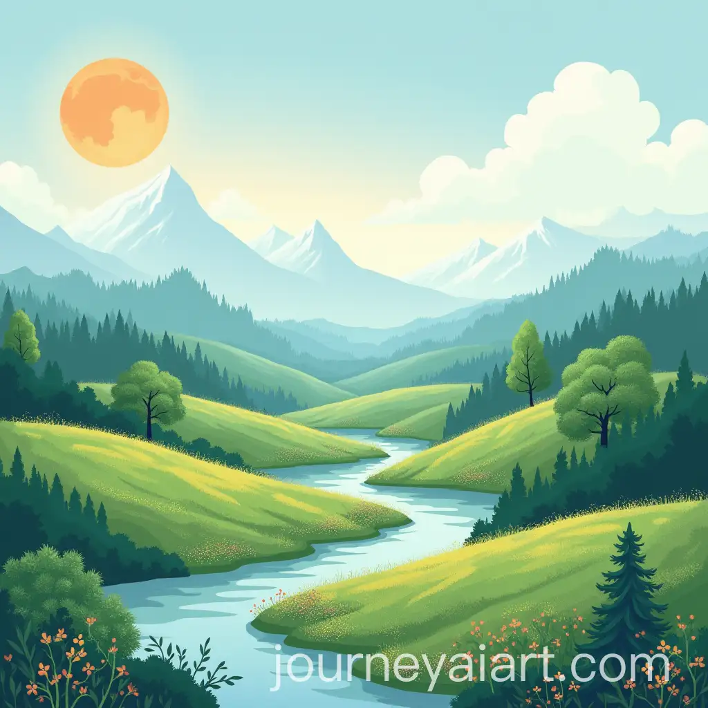 Diverse-Variations-of-Serene-Landscape-Art-for-Wallpaper