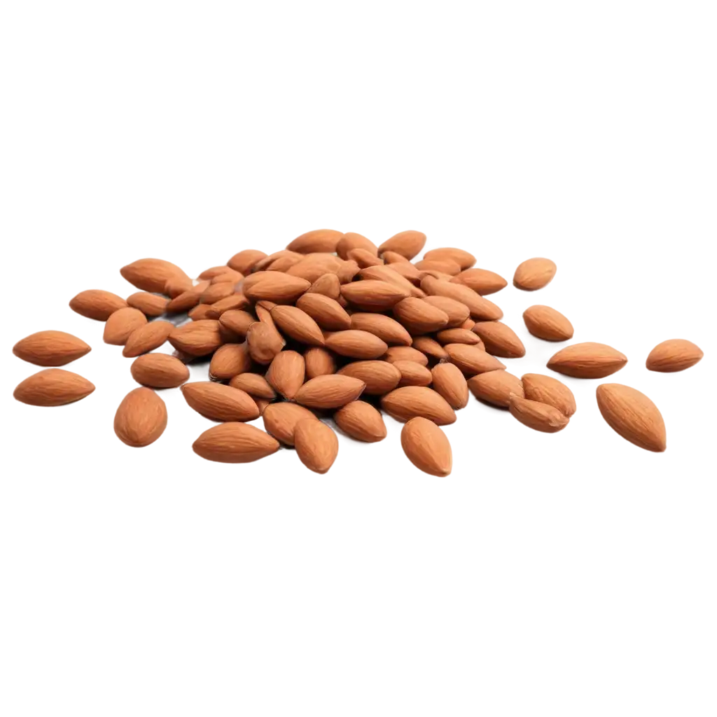 HighQuality-Almond-PNG-Image-Artistic-Plate-Presentation