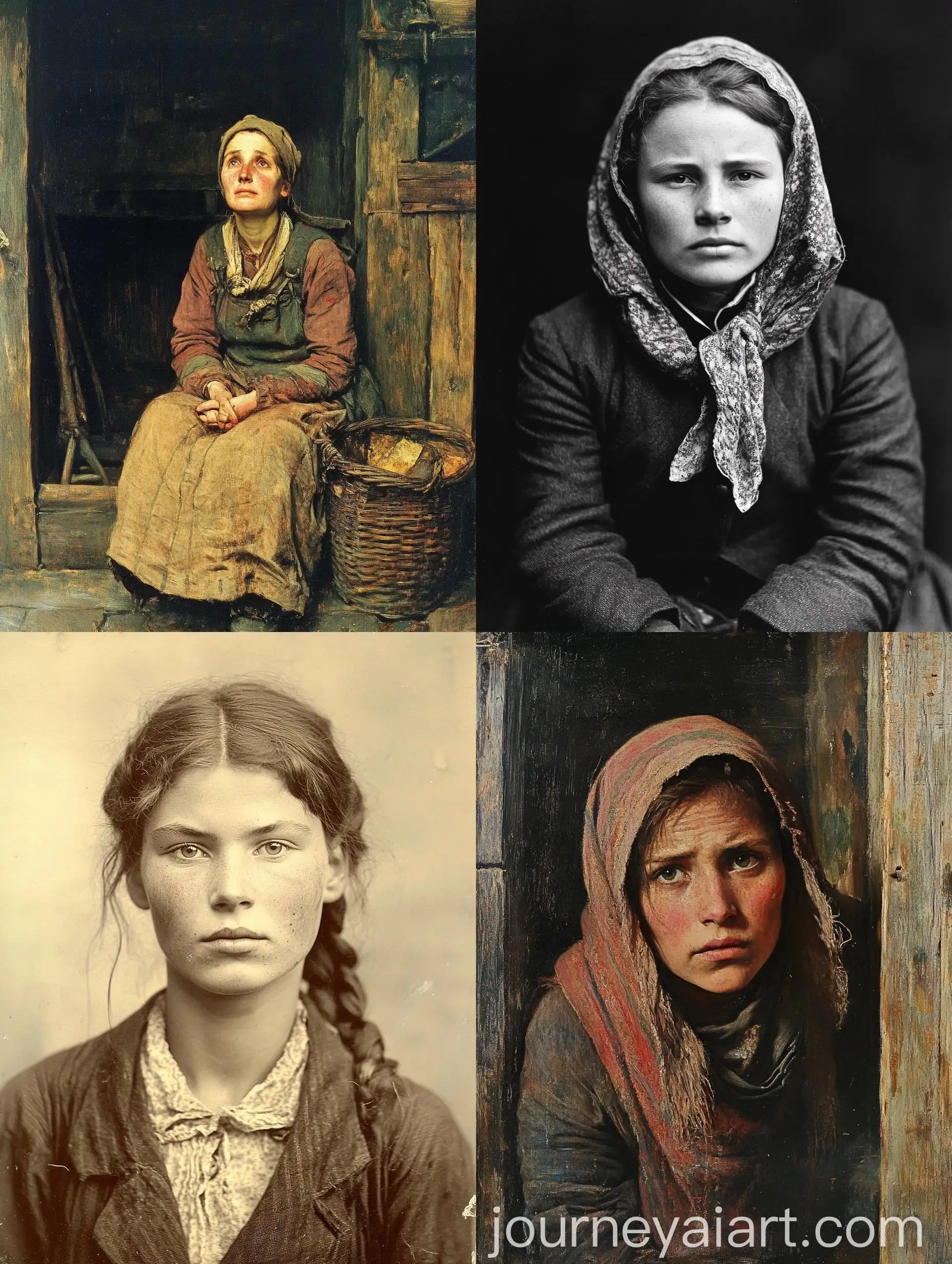 Young-Poor-German-Woman-in-1883
