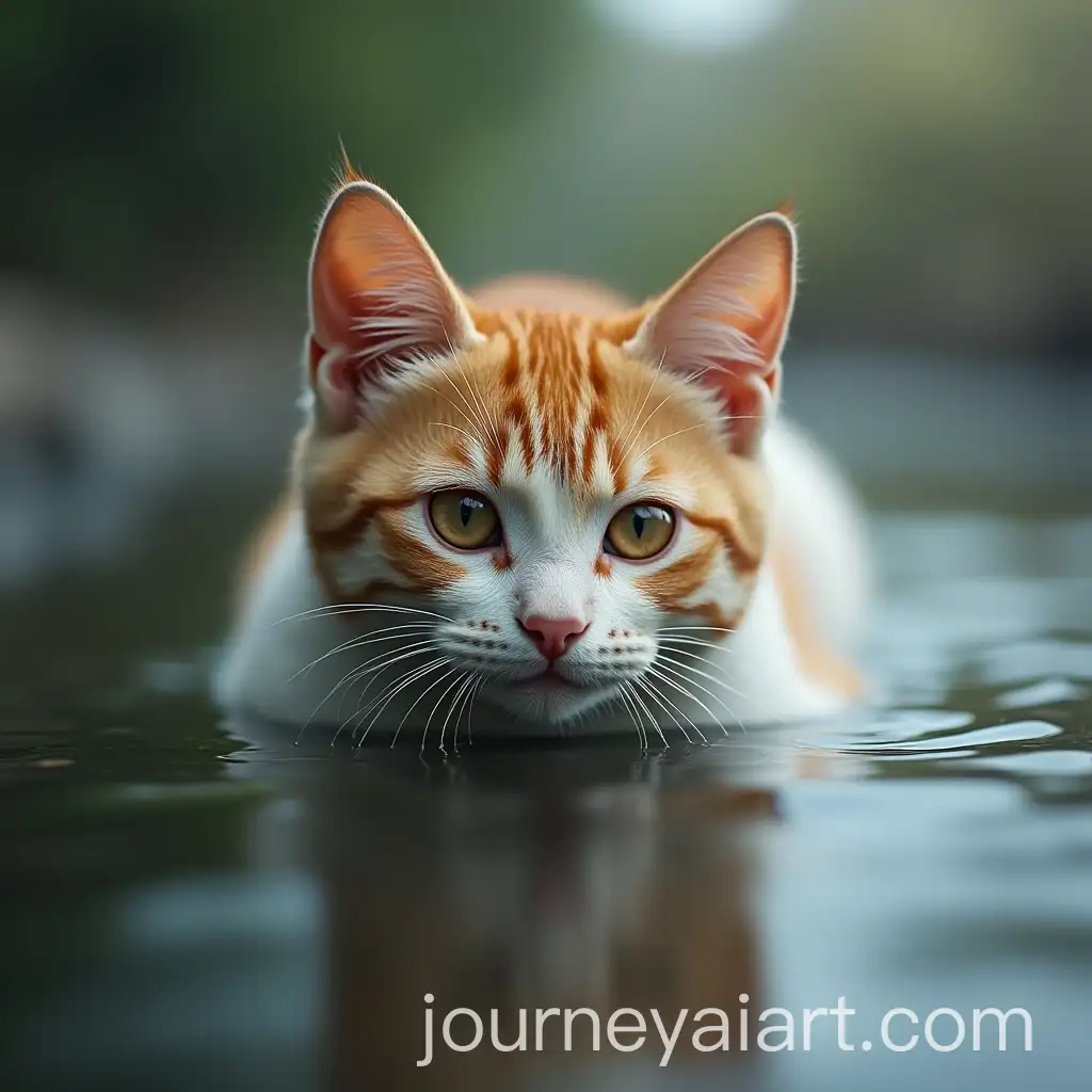 Curious-Cat-Playfully-Splashing-in-Water