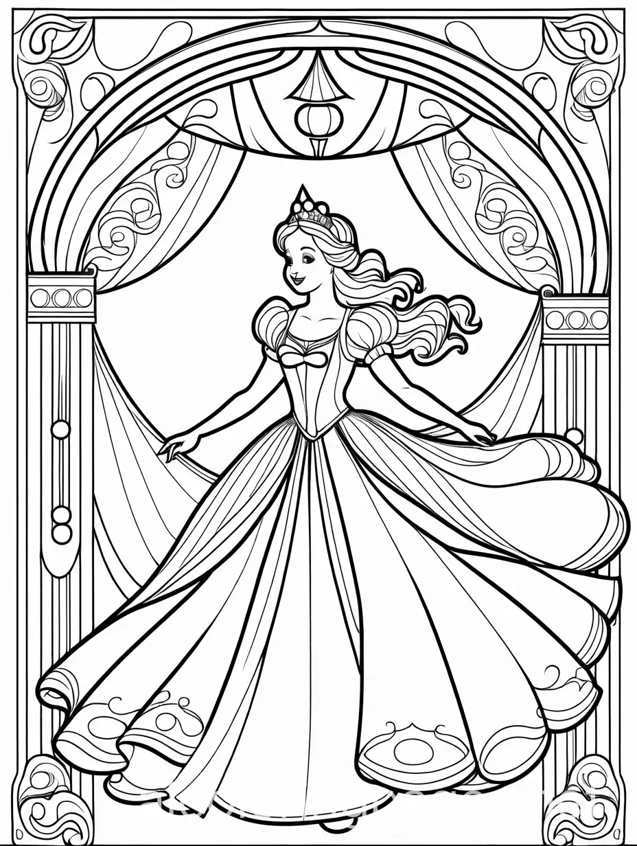 Magical-Circus-Princess-Coloring-Page-Discover-Talents-and-Uncover-Plots