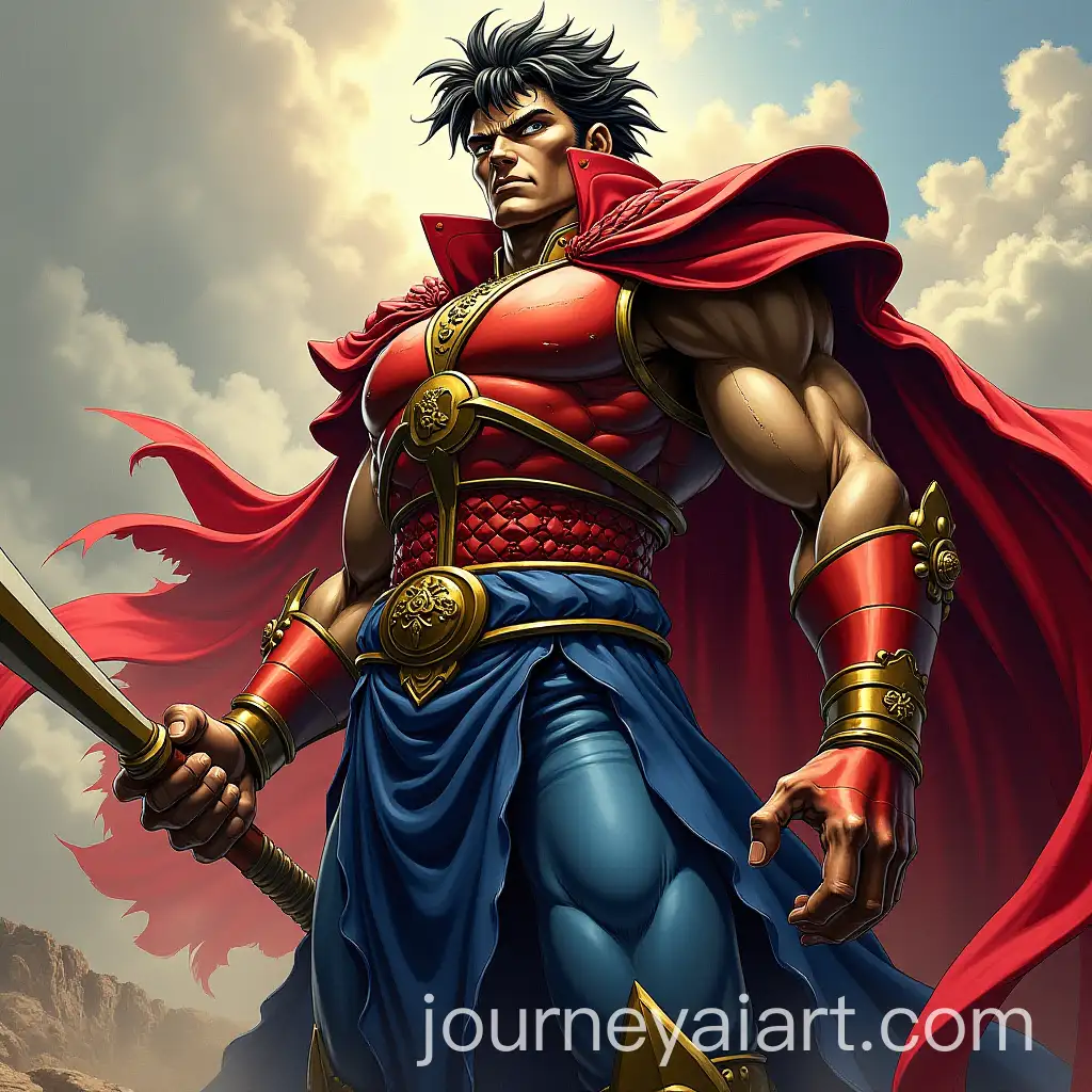 AI-Image-Expansion-RequestRaoh-from-Fist-of-the-North-Star-in-Dynamic-Action-Pose