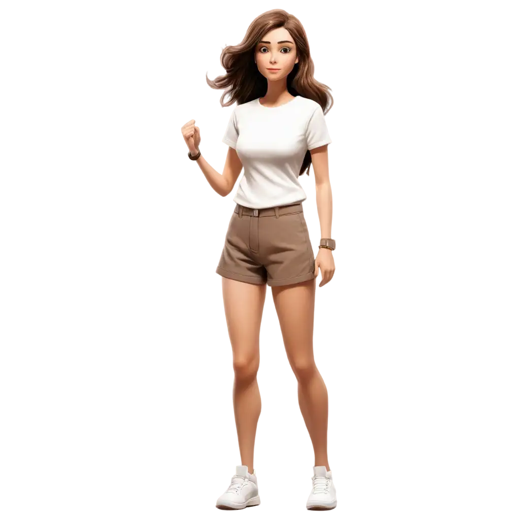 HighQuality-PNG-Image-of-a-Full-Body-2D-Female-with-Brown-Hair