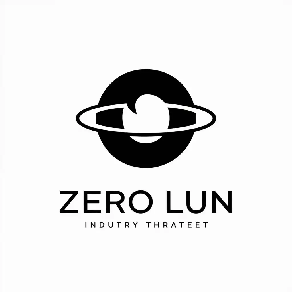 LOGO-Design-for-Zero-Lun-Minimalistic-Universe-Symbol-for-Internet-Industry