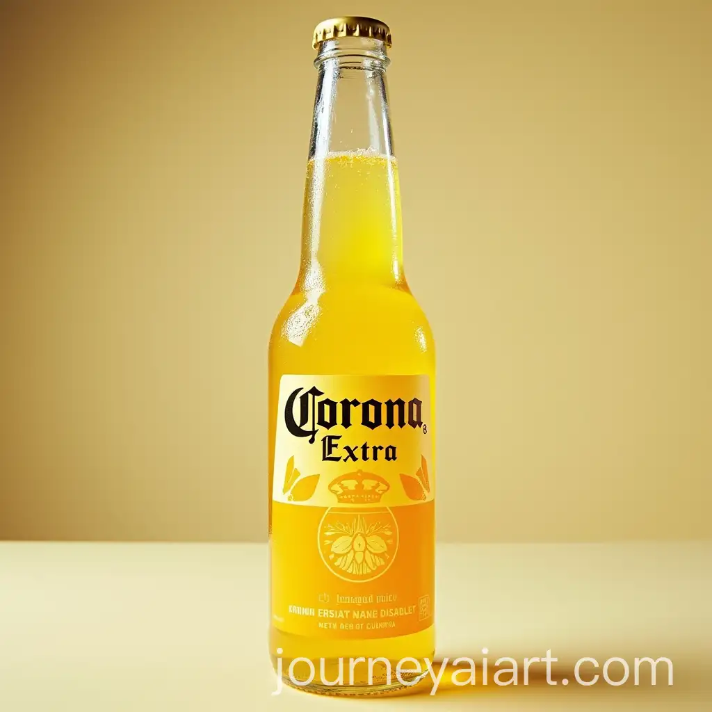 Bottle-of-Corona-Extra-with-Lemonade-Juice-Label