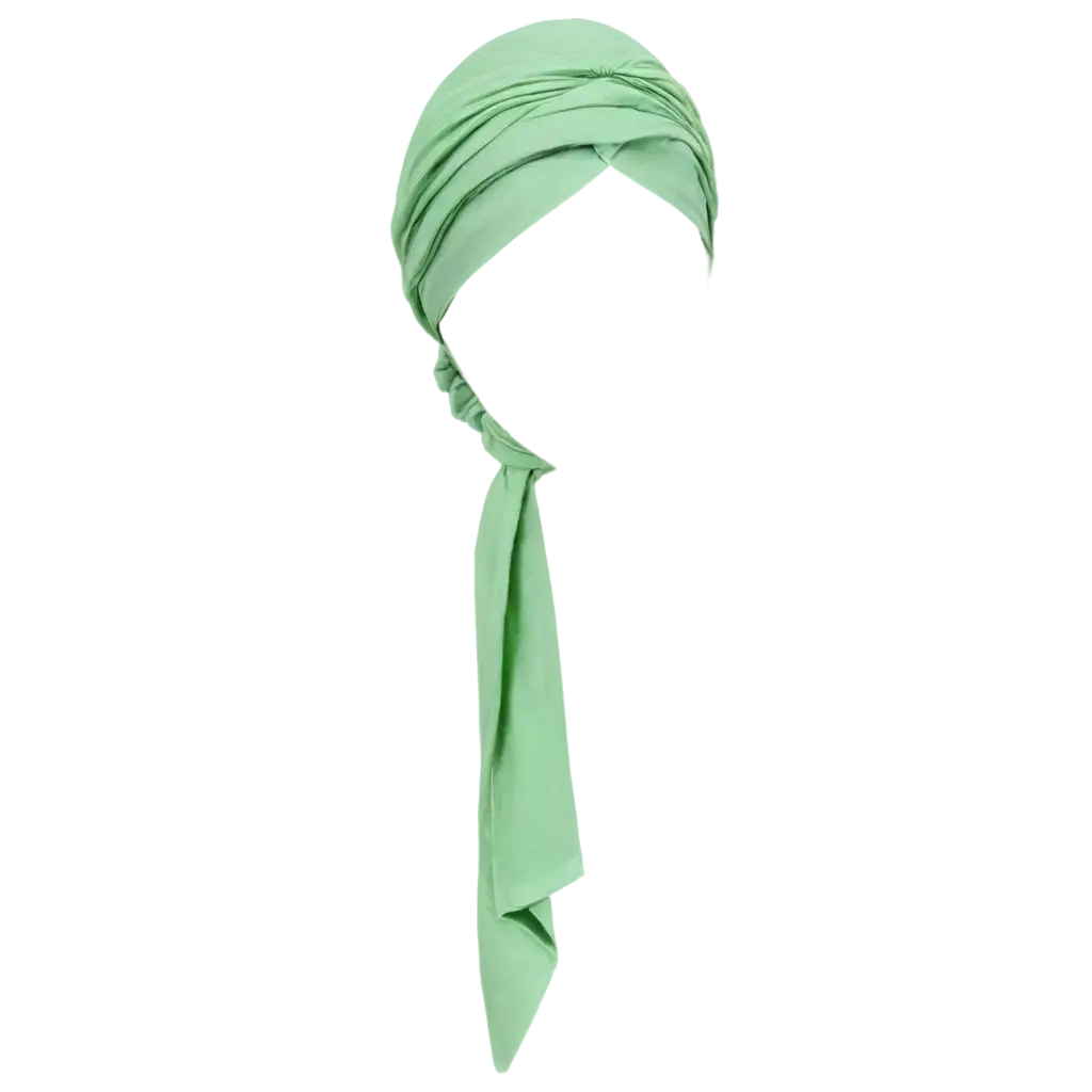 Create-a-Turban-with-Light-Green-Color-PNG-Image-Unique-and-Versatile-Art-for-Creative-Projects