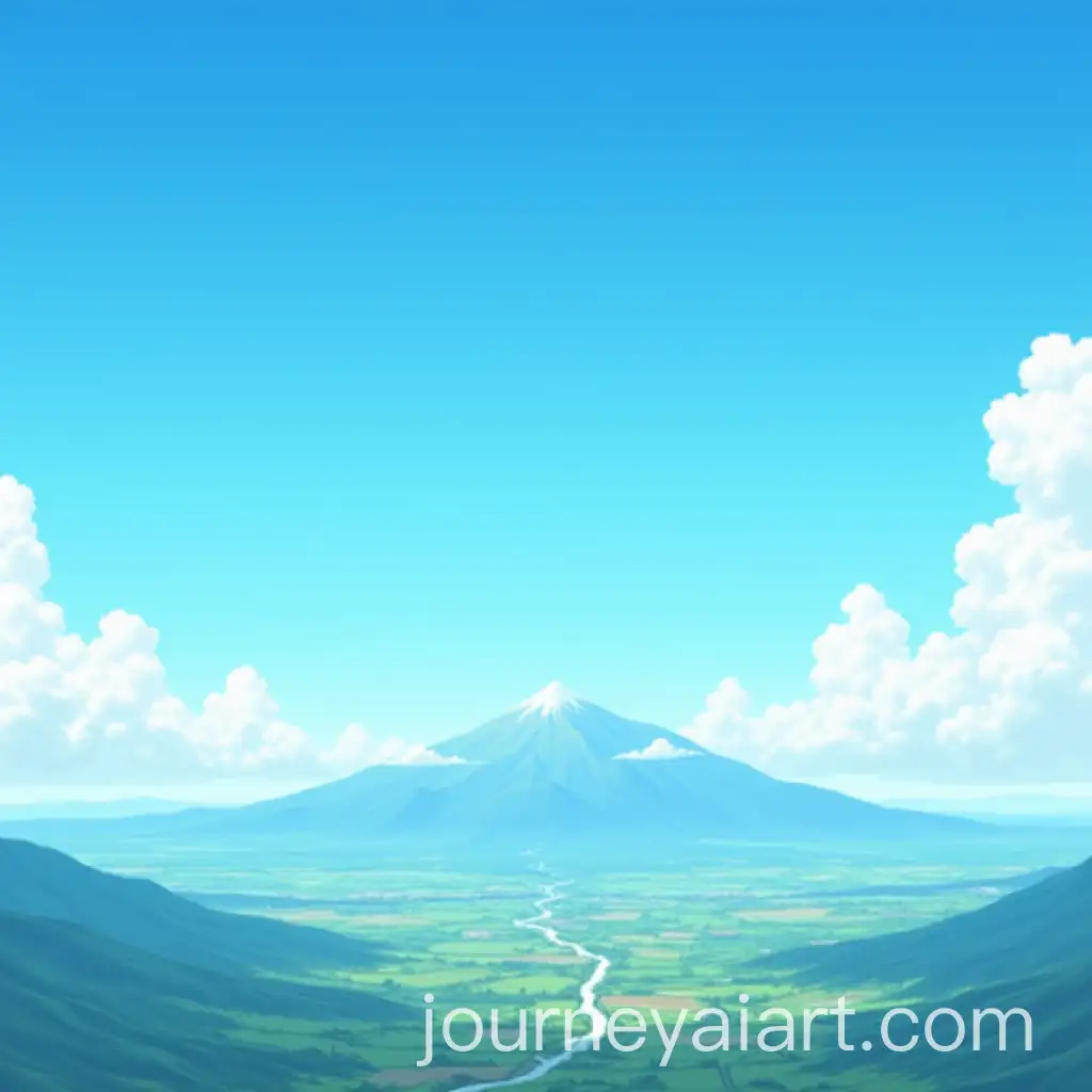 Tranquil-Anime-Landscape-with-Lush-Countryside-and-Blue-Skies