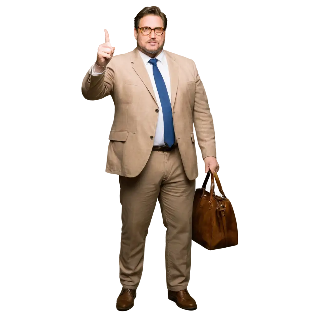 Fat-Rich-Man-Standing-PNG-Image-for-Web-Graphic-Design-Use