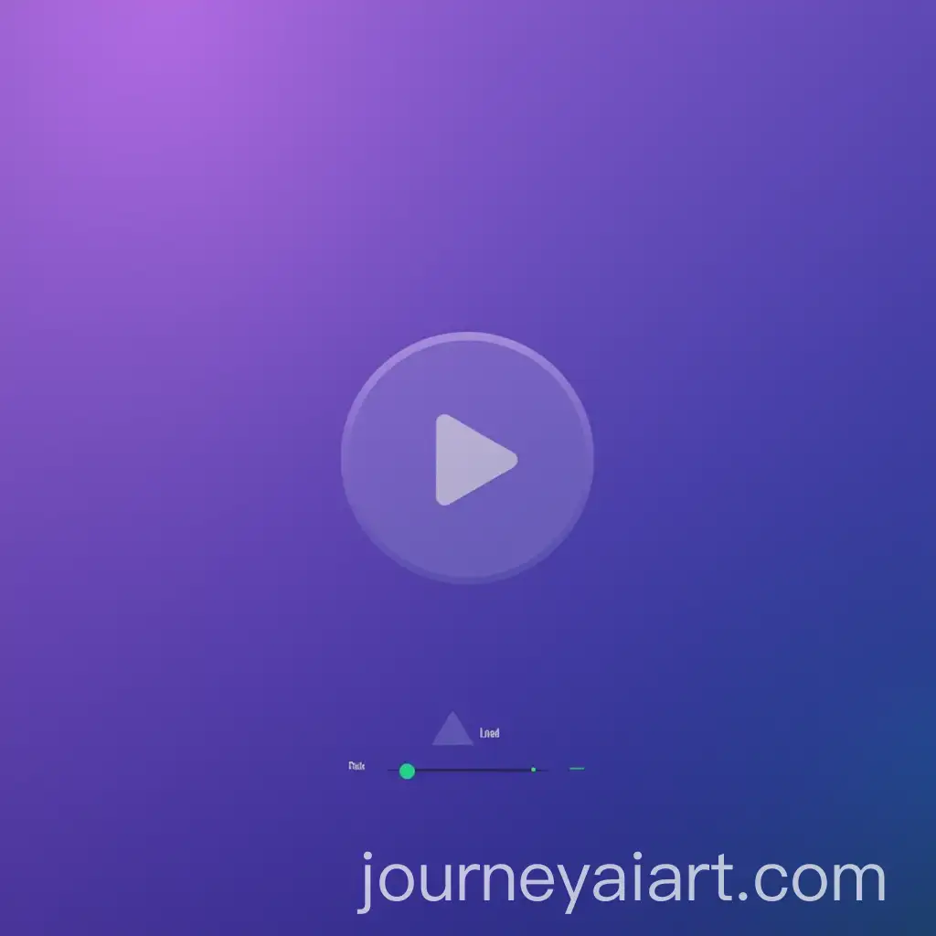 Music-Player-Interface-with-PurpleBlue-Gradient-and-Play-Button