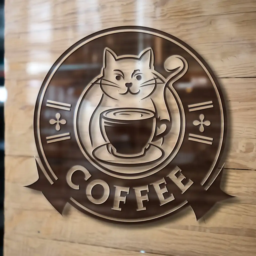 LOGO-Design-for-Coffee-Haven-Cat-Coffee-Theme-with-a-Modern-Twist