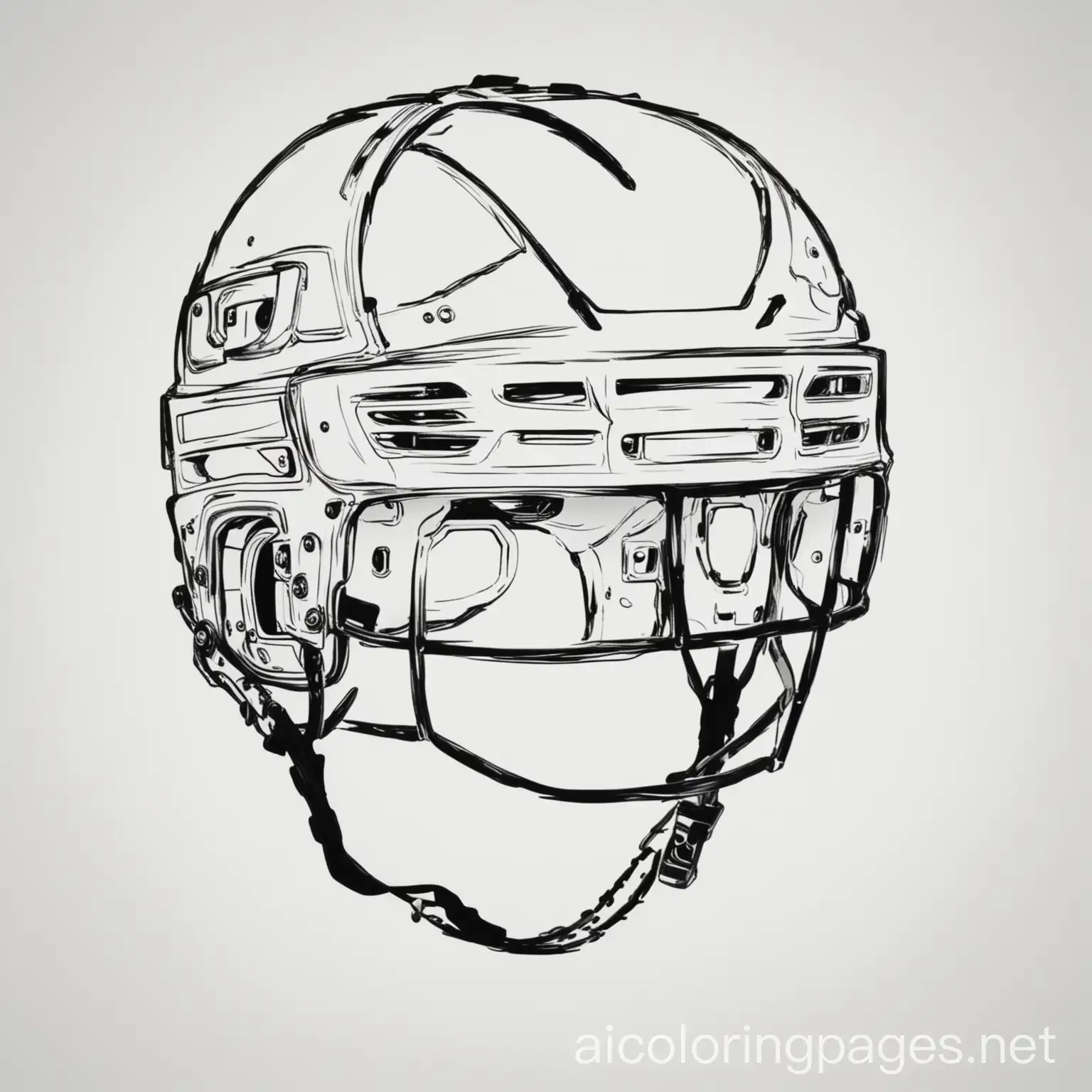 Simplicity-in-Black-and-White-Hockey-Helmet-Coloring-Page