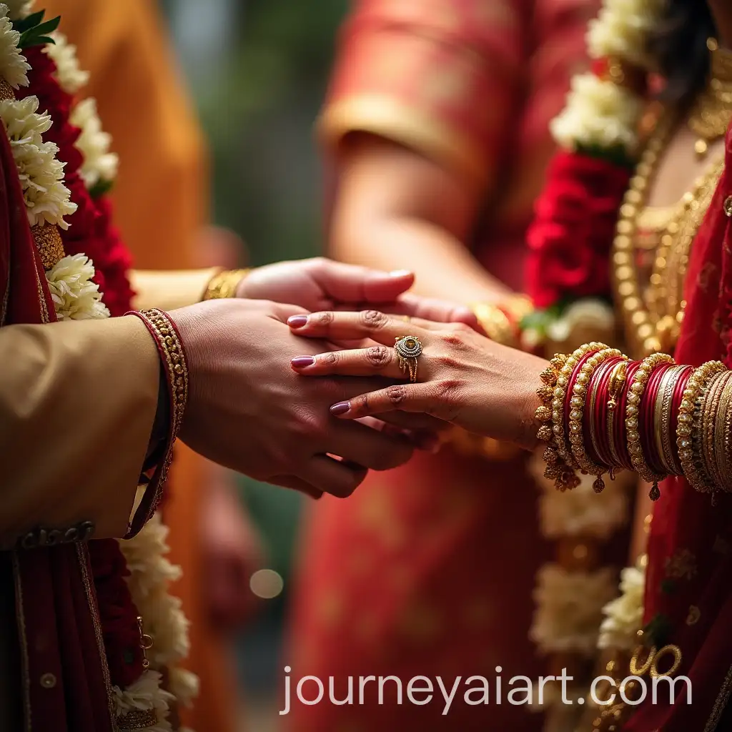 Indian-Couple-Ring-Ceremony-Celebrating-Tradition-and-Love
