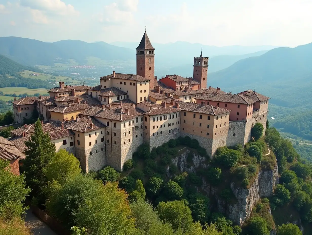 medieval Italian village