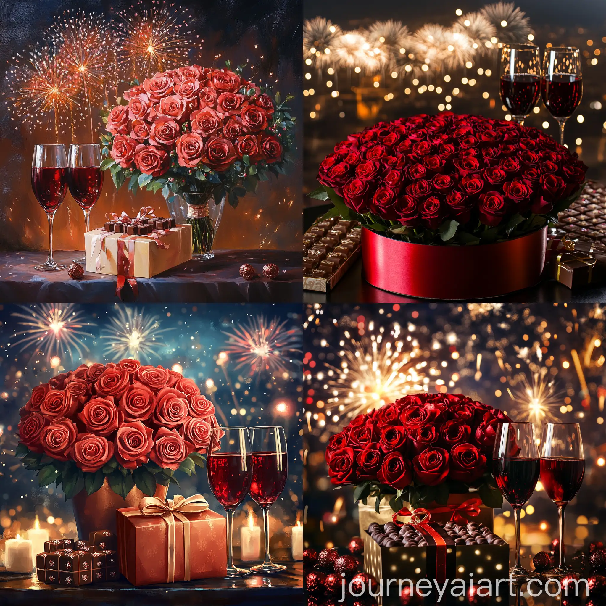 Celebratory-Birthday-Card-with-Roses-Chocolates-and-Wine