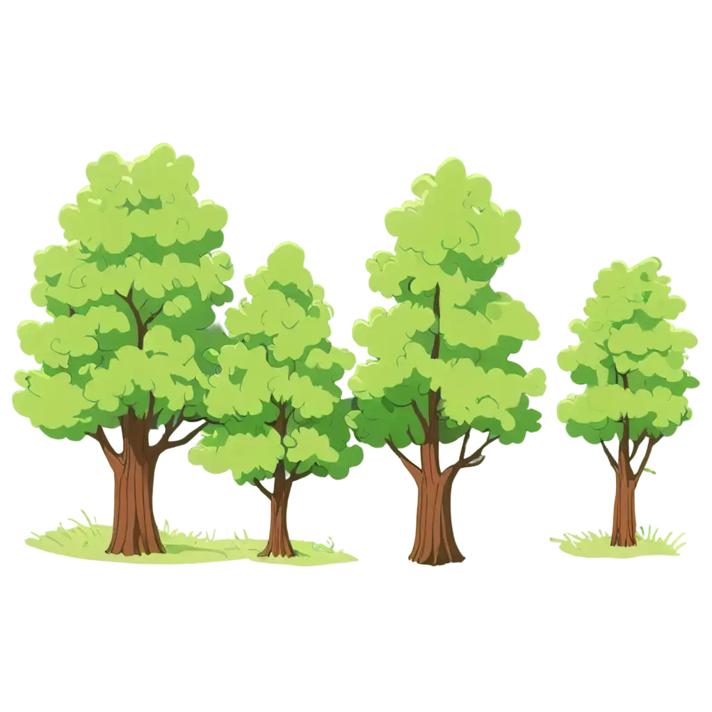 HighQuality-PNG-Image-of-Cartoon-Trees-for-Versatile-Applications