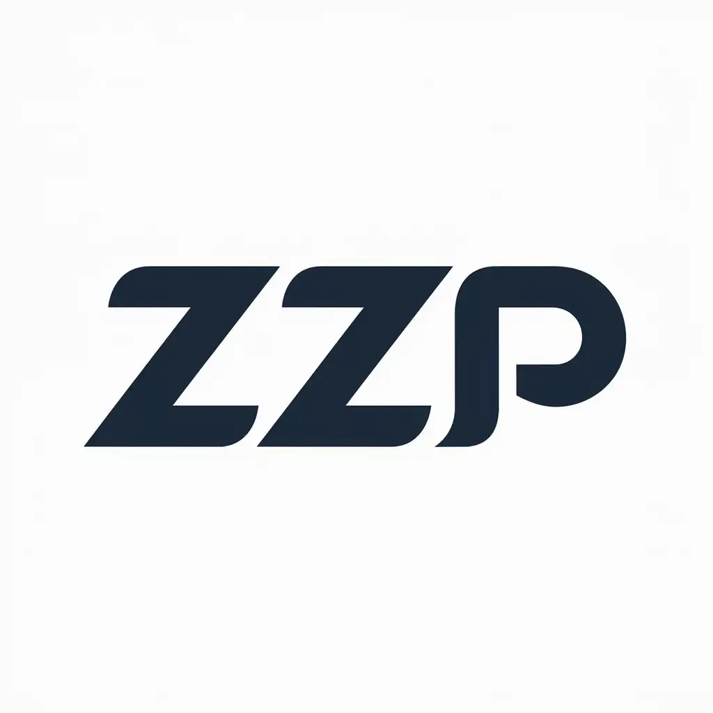 a logo design,with the text "ZZP", main symbol:ZZP,Moderate,be used in Technology industry,clear background