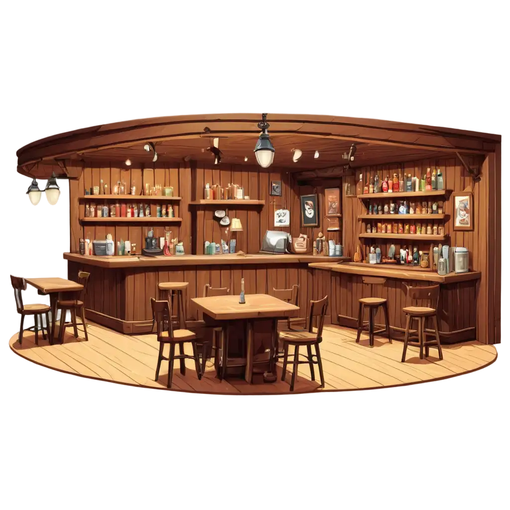 Cowboy-Saloon-Room-PNG-Image-Cartoon-Vector-Style-with-Bar-and-Tables-in-2D-Perspective