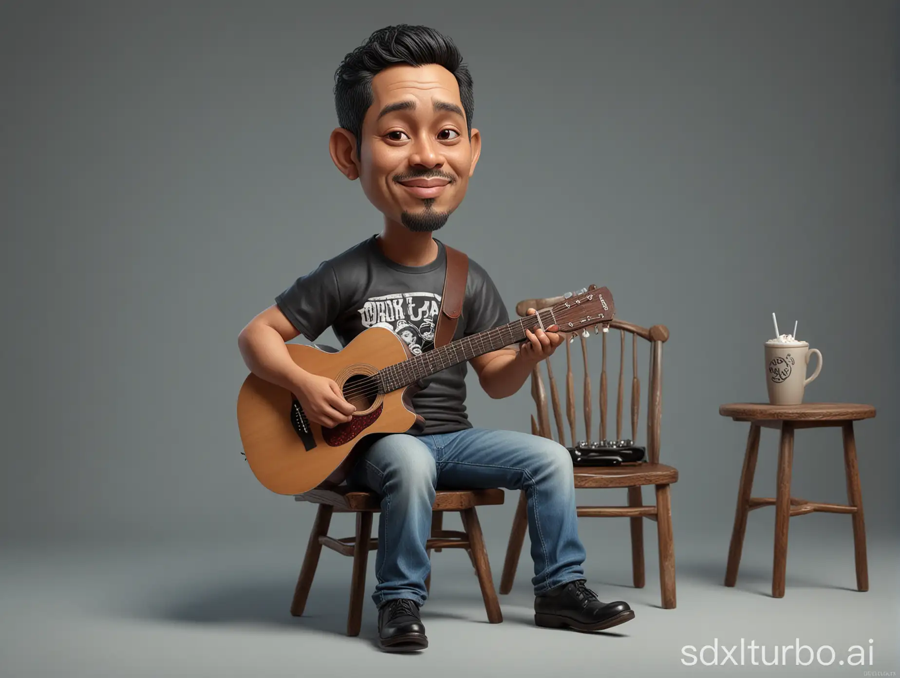 MiddleAged-Filipino-Man-Playing-Acoustic-Guitar-in-Cozy-Setting