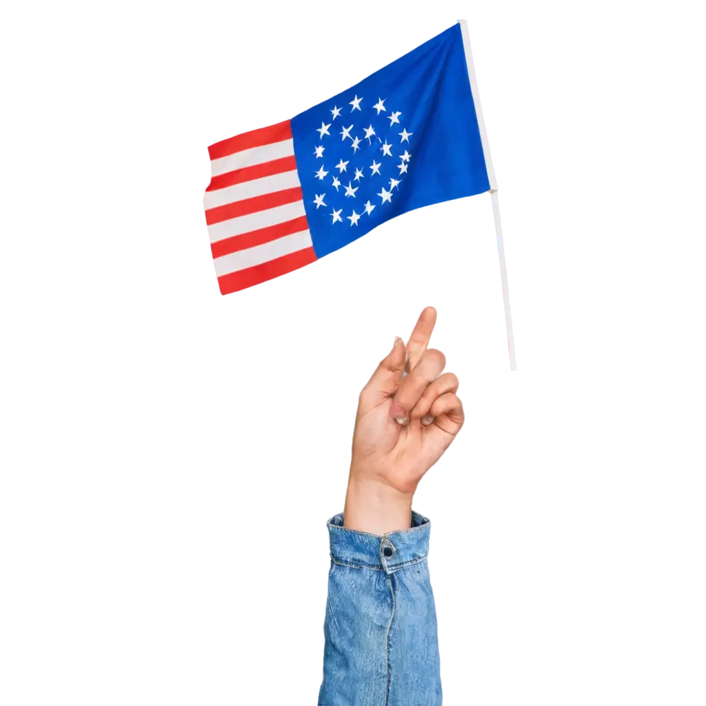 PNG-Image-Usage-AnalysisPNG-Image-of-a-Hand-Emerging-from-the-Ground-Holding-a-Flag-with-Clean-Bird-Advocates-Slogan