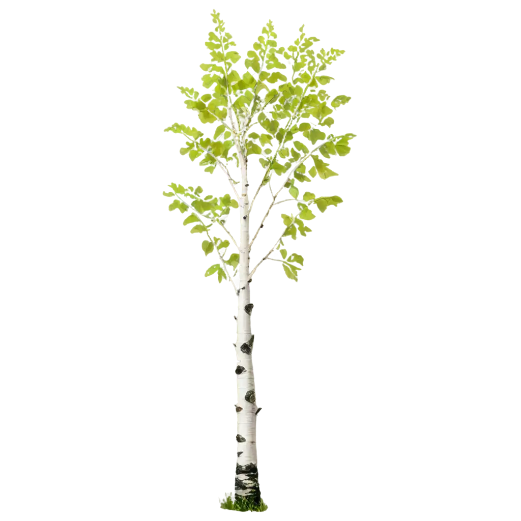 Birch-with-Foliage-PNG-Image-HighQuality-Transparent-Background-for-Versatile-Use