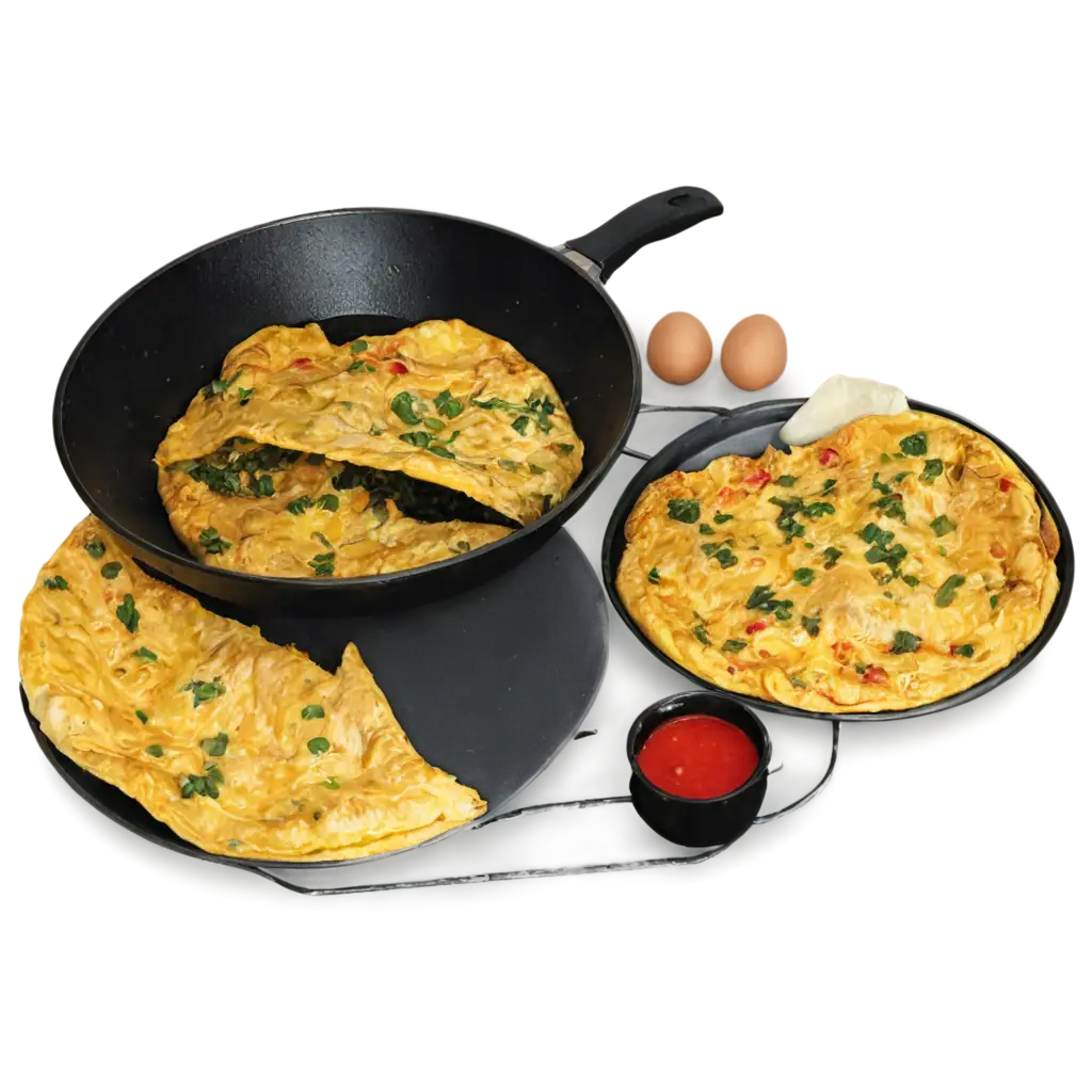 Delicious-Egg-OmeletPNG-Egg-Omelet-Usage-PNG-Image-for-Cooking-and-Recipe-Designs
