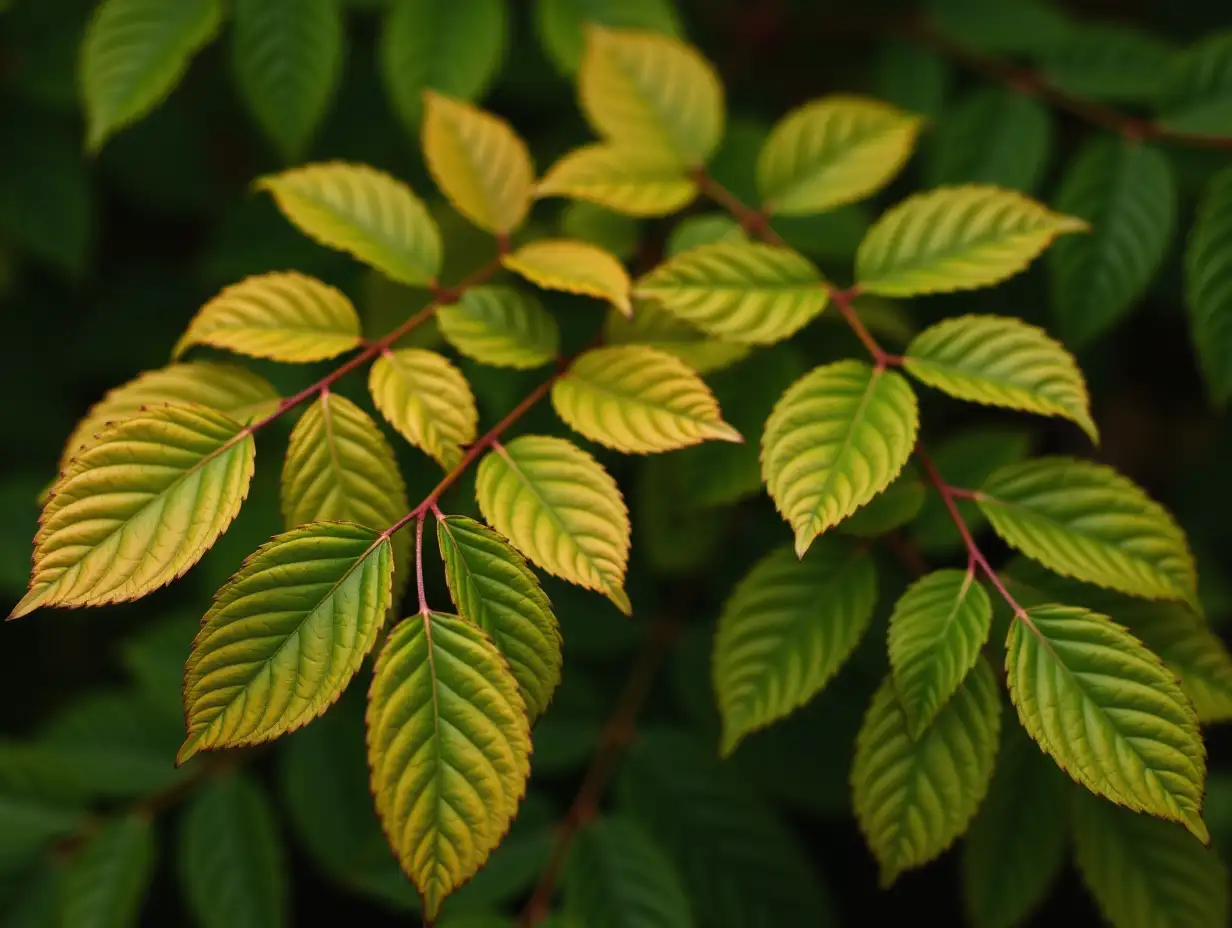 Vibrant-Green-and-Gold-Leaves-Background