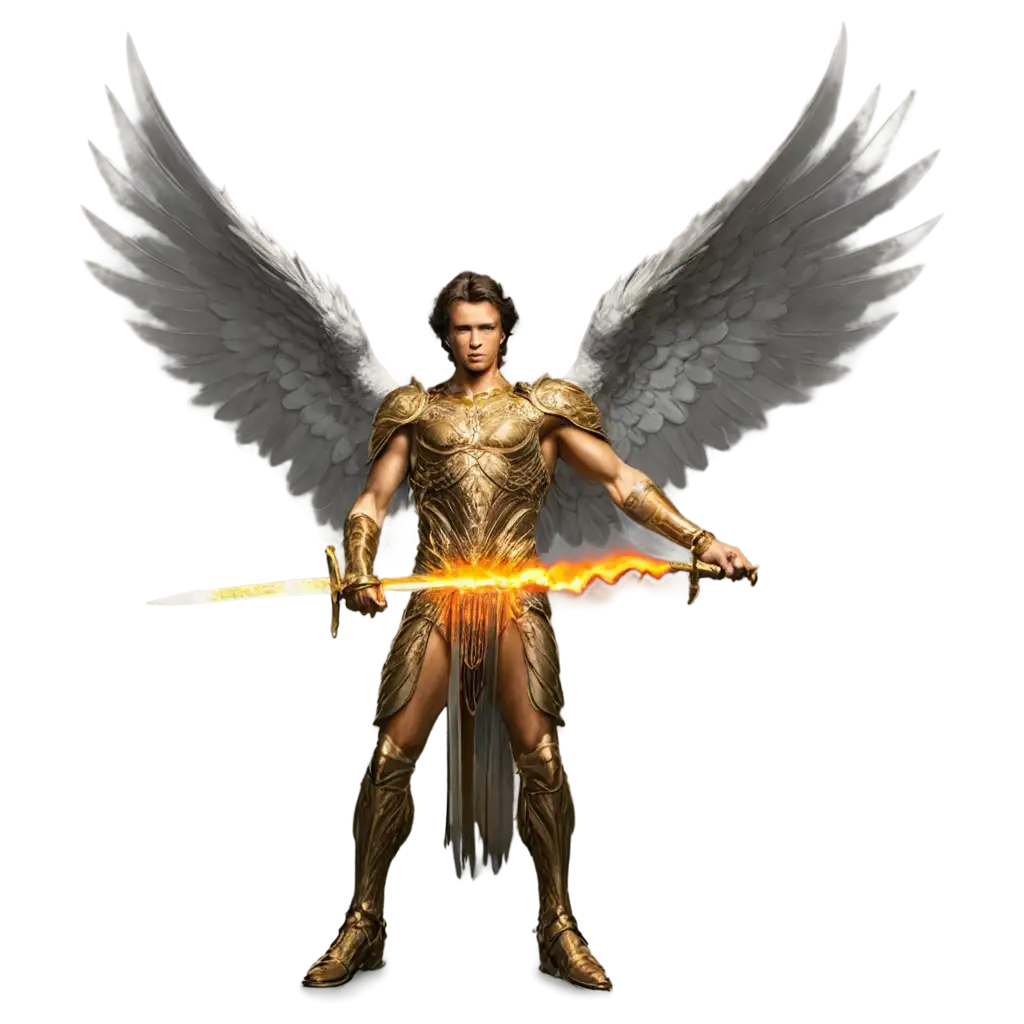 Archangel-Michael-Flaming-Sword-PNG-Image-Powerful-and-Majestic-Design