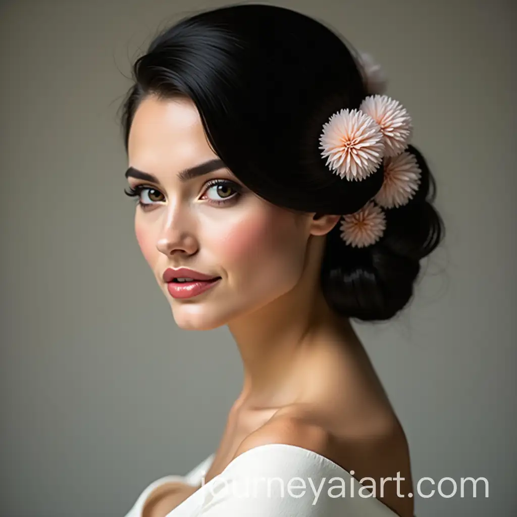 Elegant-Vogue-Model-Portrait-with-Sophisticated-Bridal-Hairstyle