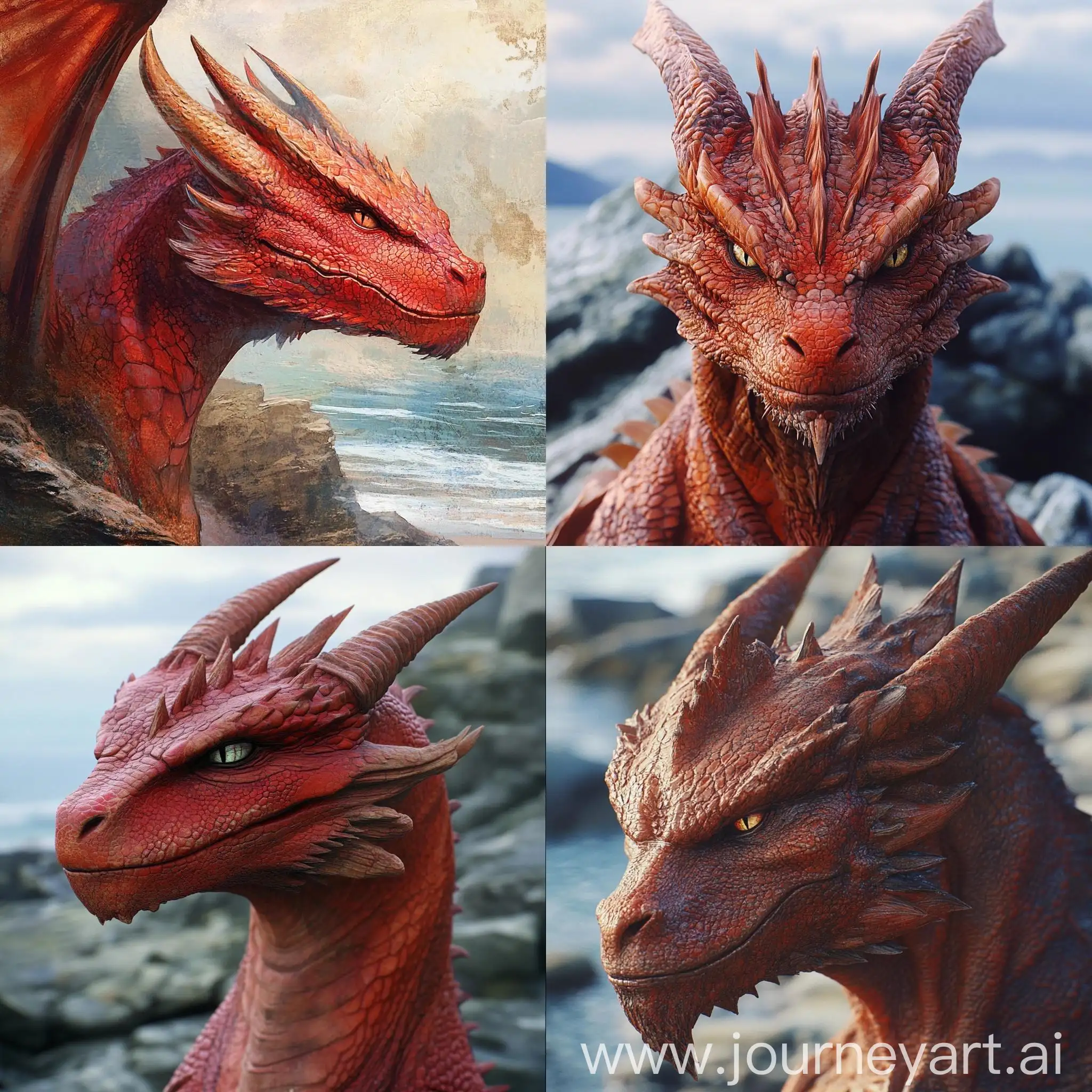 Red-Dragon-Portrait-on-Rocky-Coastal-Background