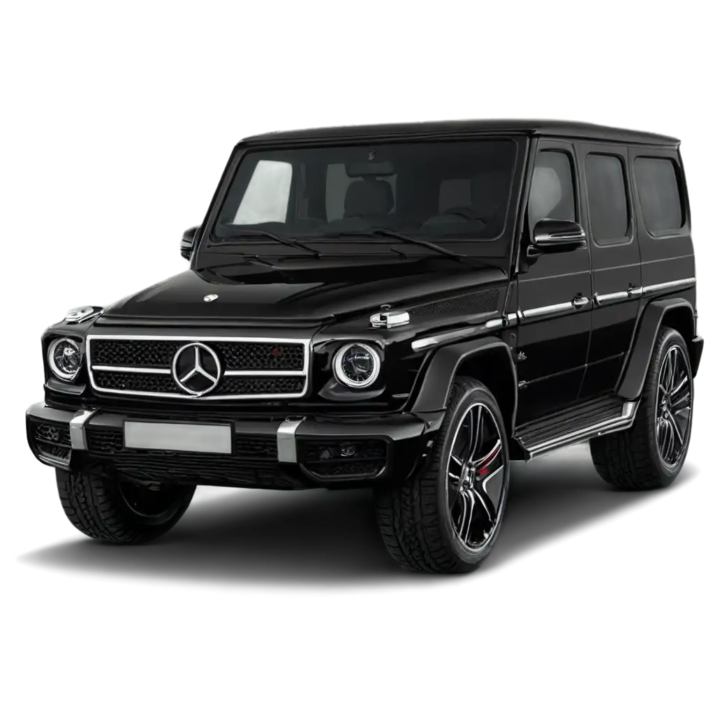 PNG-Image-of-MercedesBenz-G-580-mit-EQ-preta-AIGenerated-HighQuality-Visualization