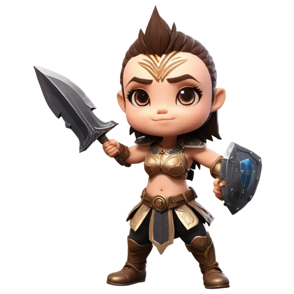 Warrior-Chibi-Character-PNG-Perfect-for-Digital-Creations-and-Online-Use