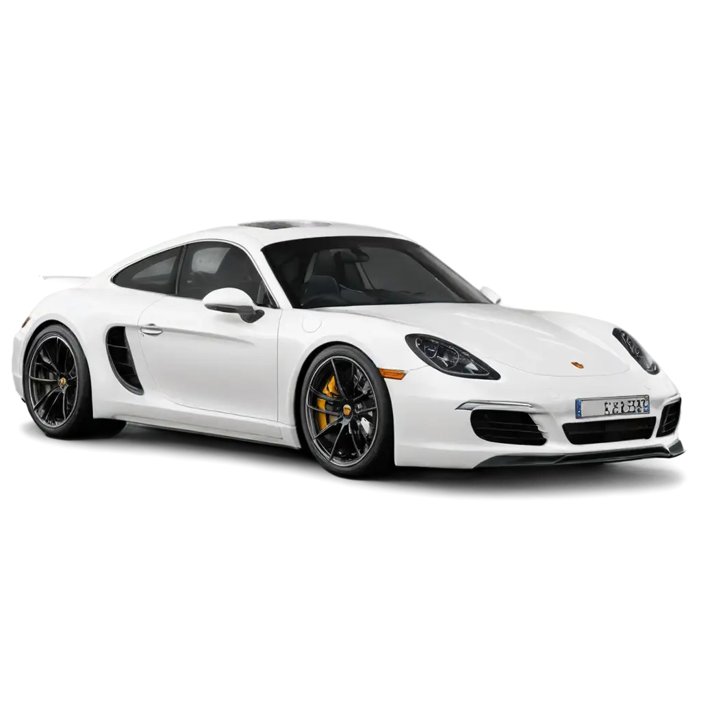 white porsche