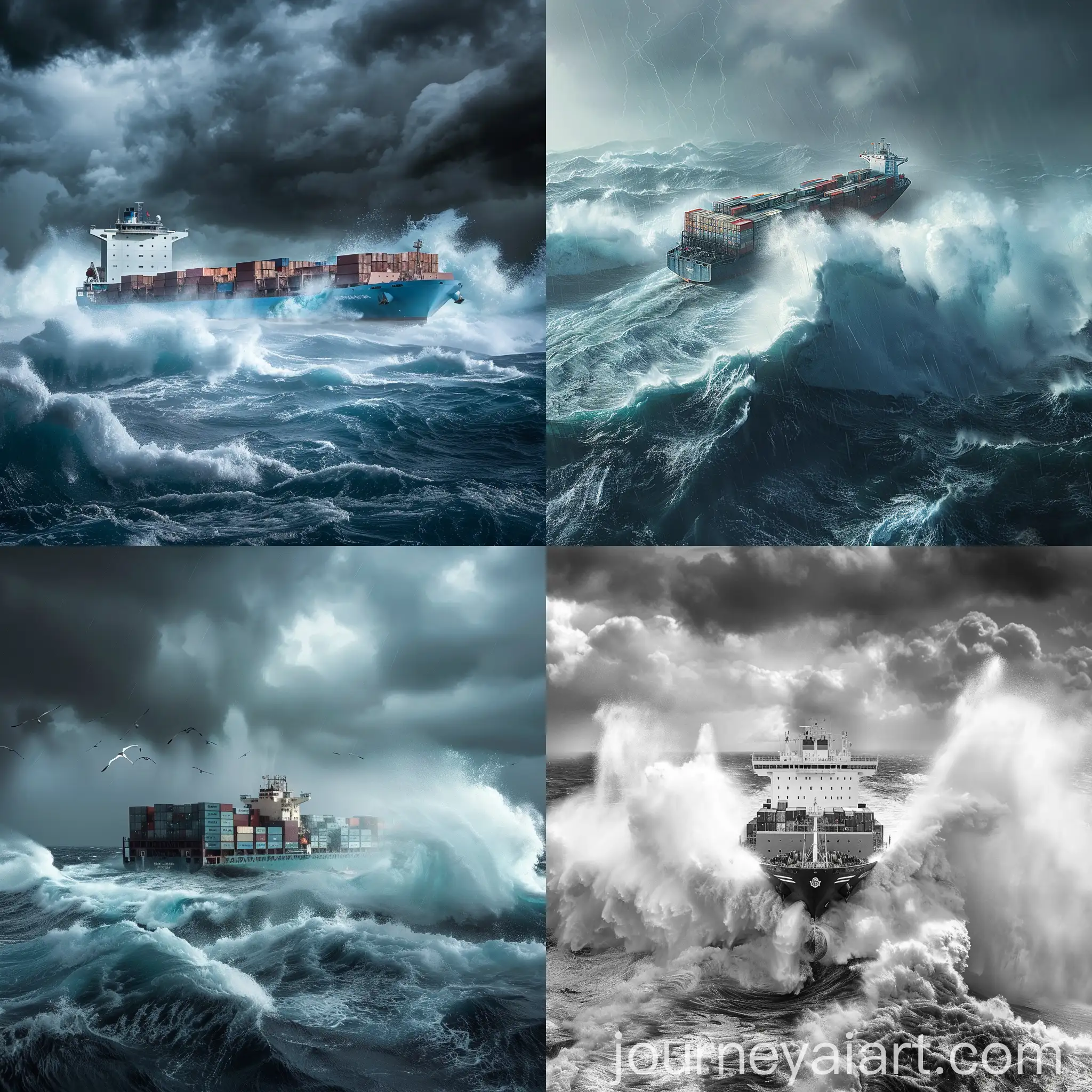 Maersk-Container-Ship-Facing-Massive-Storm-and-Waves