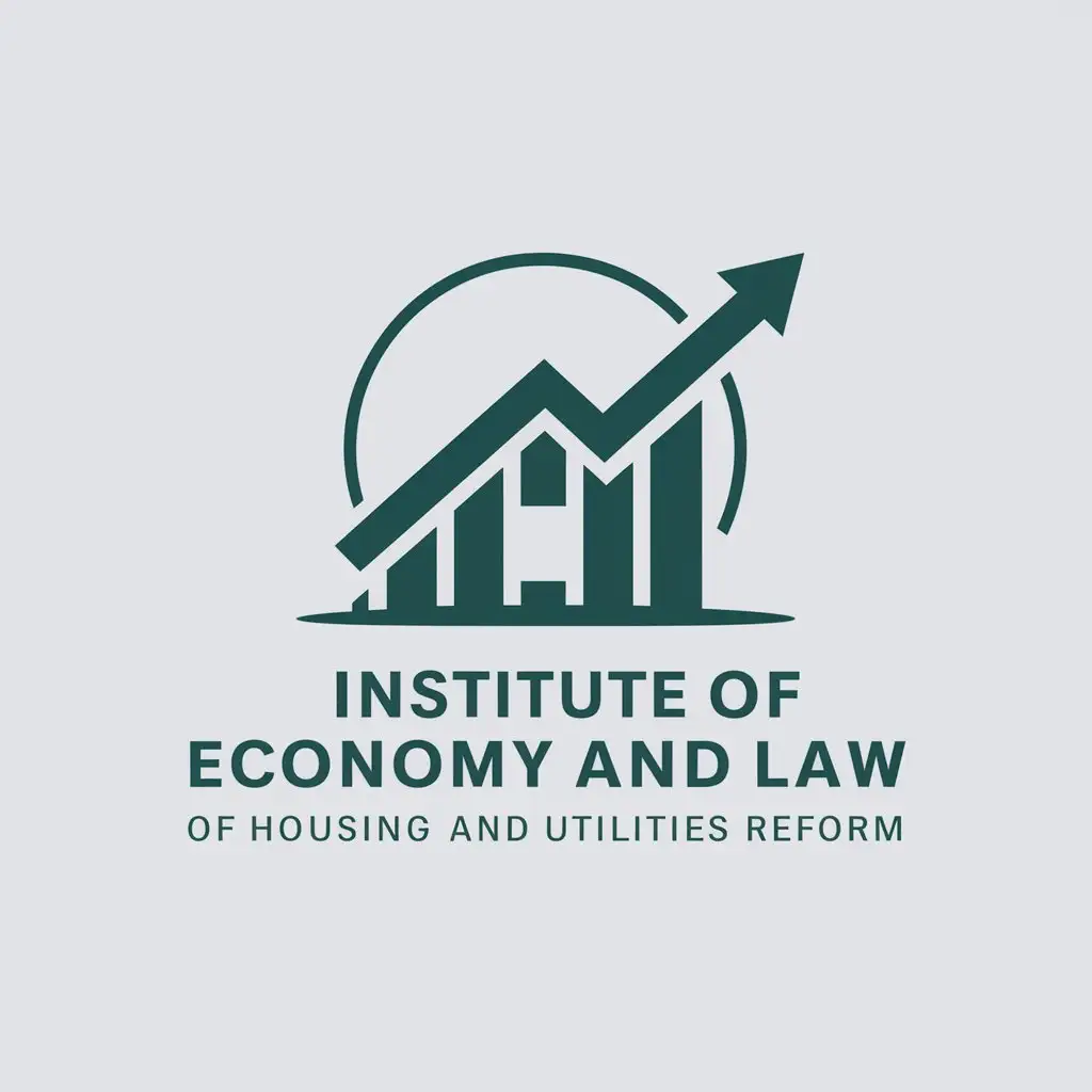 LOGO-Design-For-Institute-of-Economy-and-Law-of-Housing-and-Utilities-Reform-Growth-Graph-Symbol-in-Finance-Industry