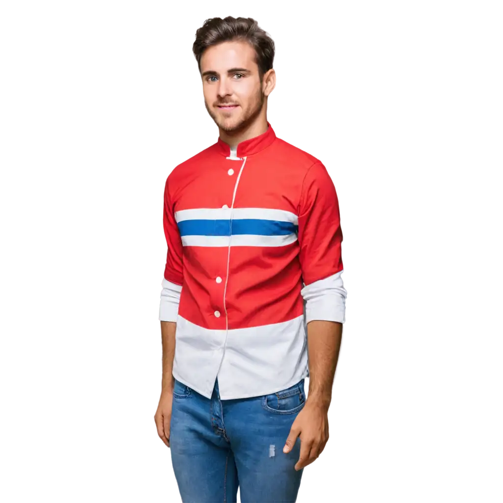 Chef-Jacket-with-Norway-Country-Flag-Colors-PNG-Culinary-Theme-in-National-Pride