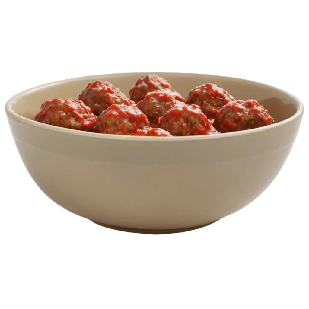 HighQuality-PNG-Image-of-a-Bowl-of-Meatballs-for-Diverse-Culinary-and-Graphic-Uses