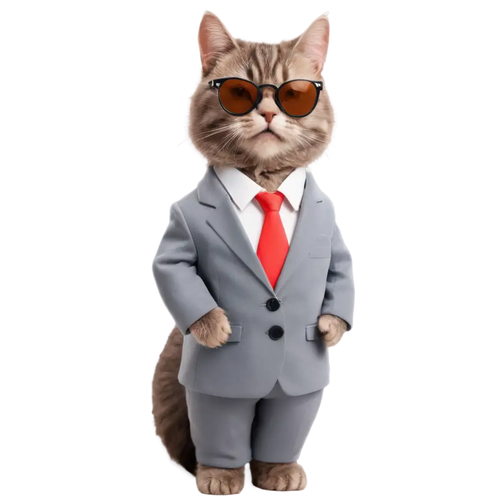 Stylish-Cat-in-Suit-and-Sunglasses-PNG-for-Creative-Designs