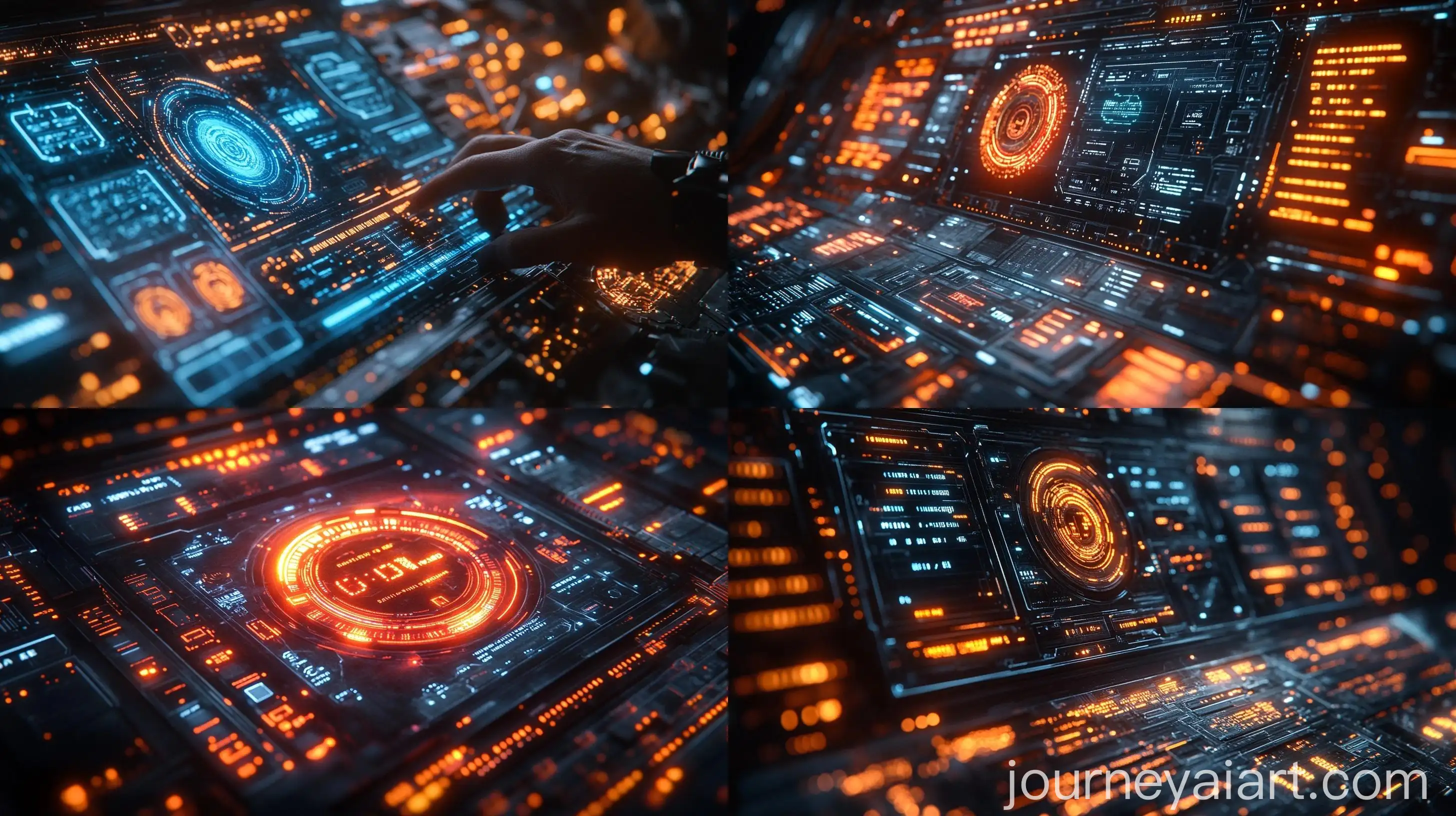 Futuristic-Command-Prompt-on-Digital-Interface-with-Holographic-Computer-Screen