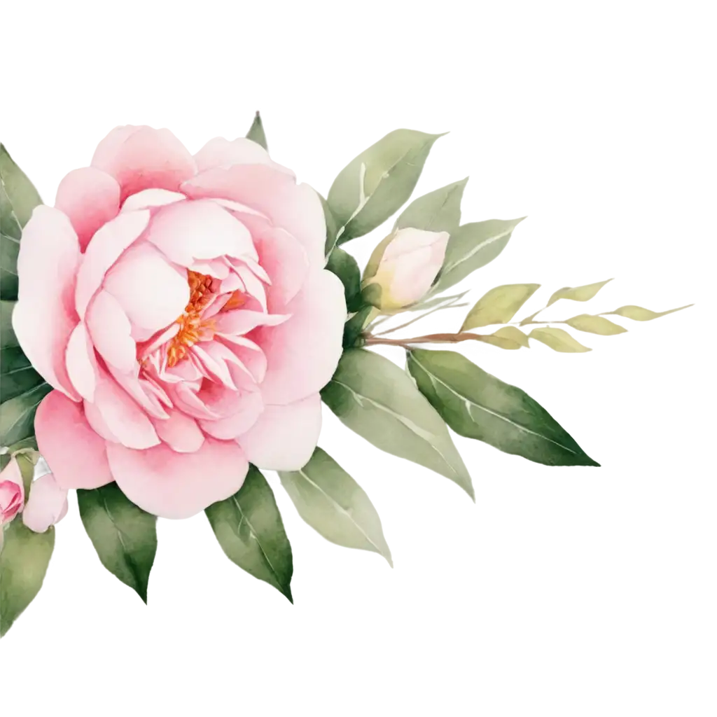 Beautiful-Watercolor-PNG-Flowers-Pink-and-White-Roses-Peonies-and-Greenery-for-HighQuality-Designs