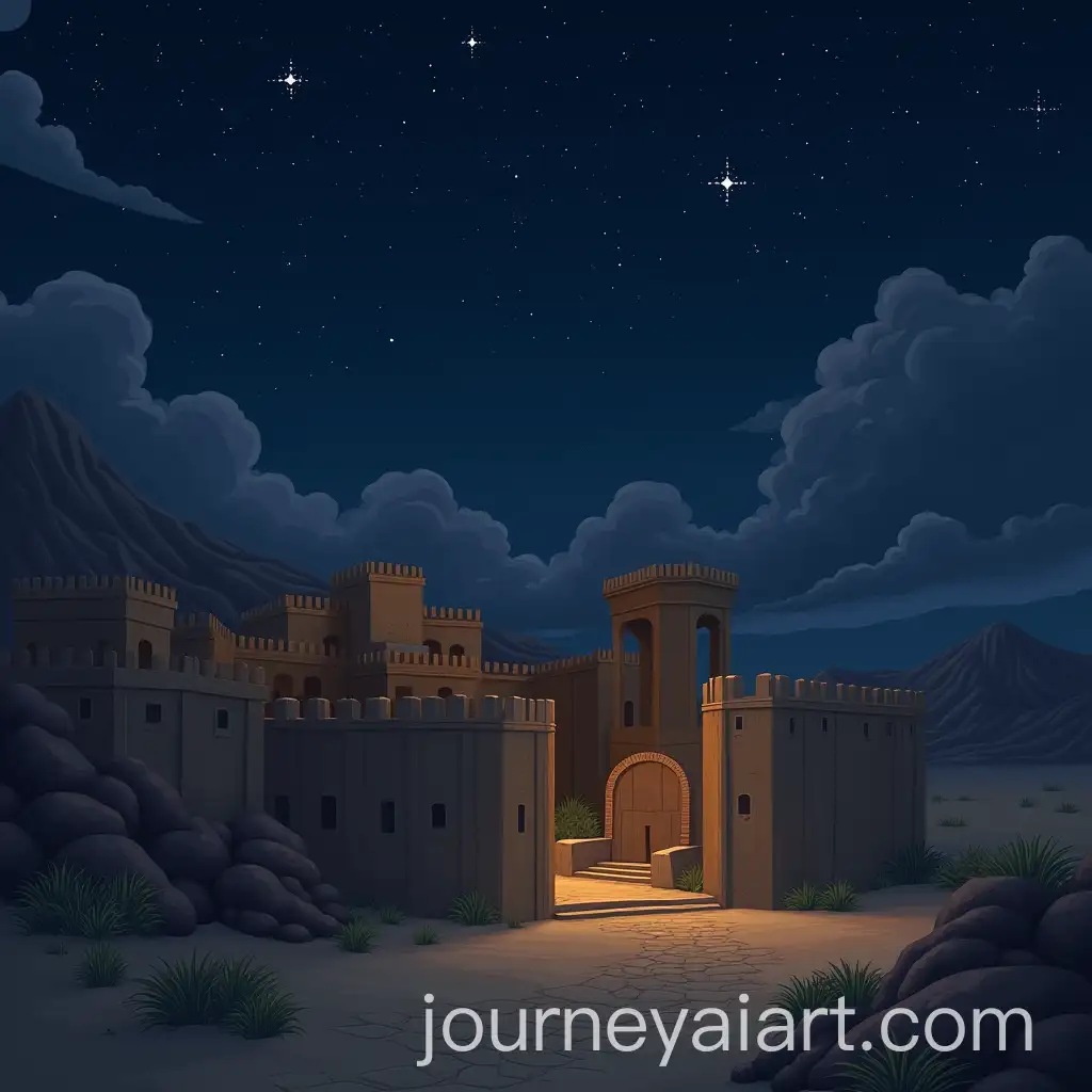 King-Solomons-Tranquil-Night-in-His-Palace