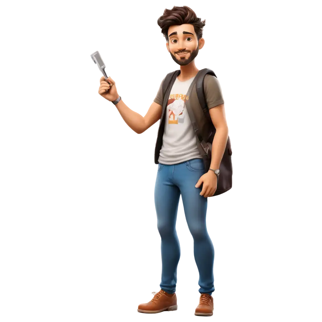 Make a png of graphic designer in 4k