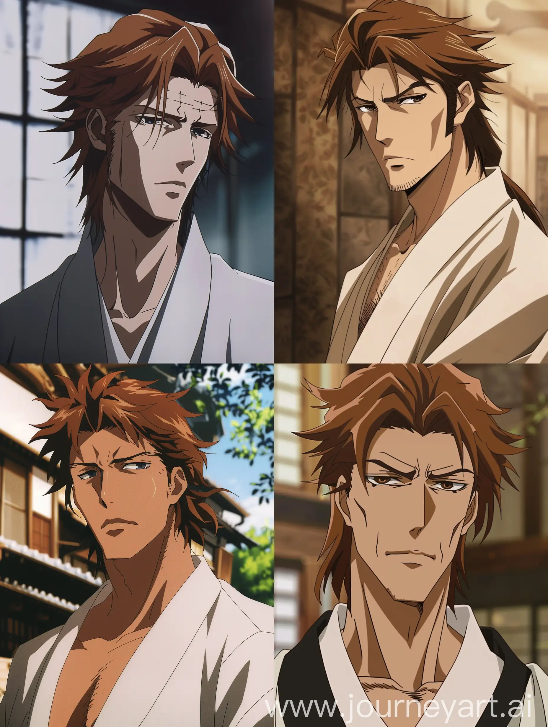 Aizen-Sosuke-in-Cool-Dress-Confident-and-Stylish-Anime-Portrait