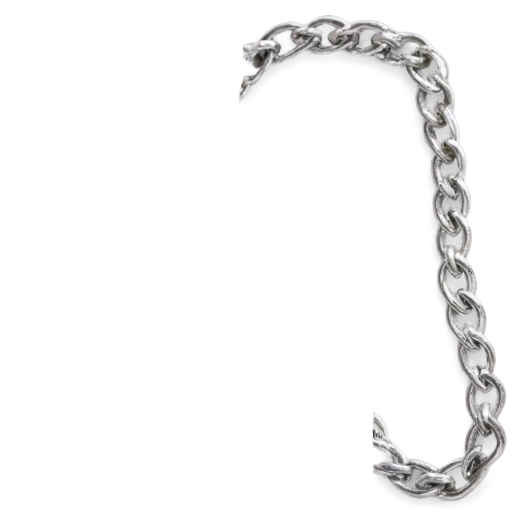 Metal-Chain-PNG-Image-A-Twisted-Metallic-Chain-for-HighQuality-Digital-Use