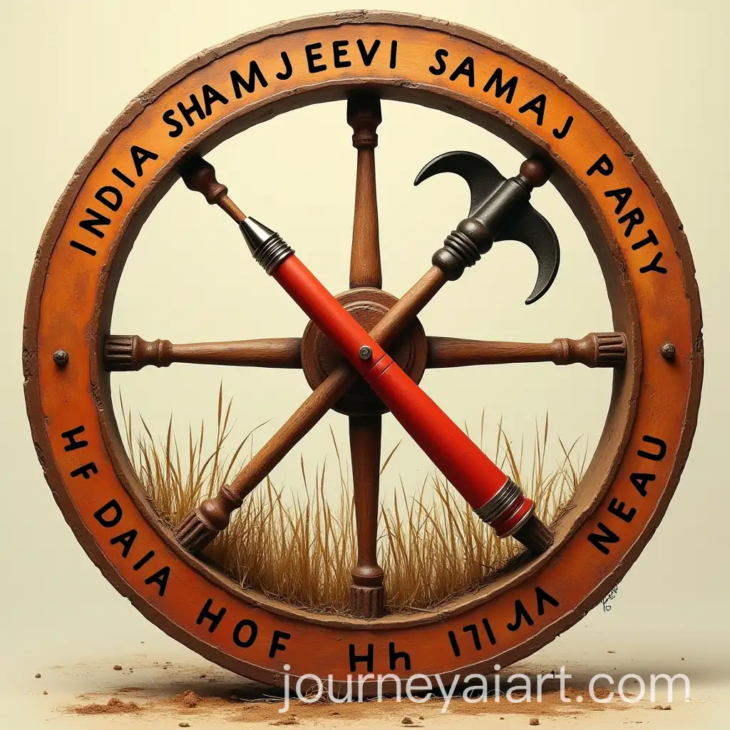 Symbolic-Wheel-Representing-the-All-India-Shramjeevi-Samaj-Party