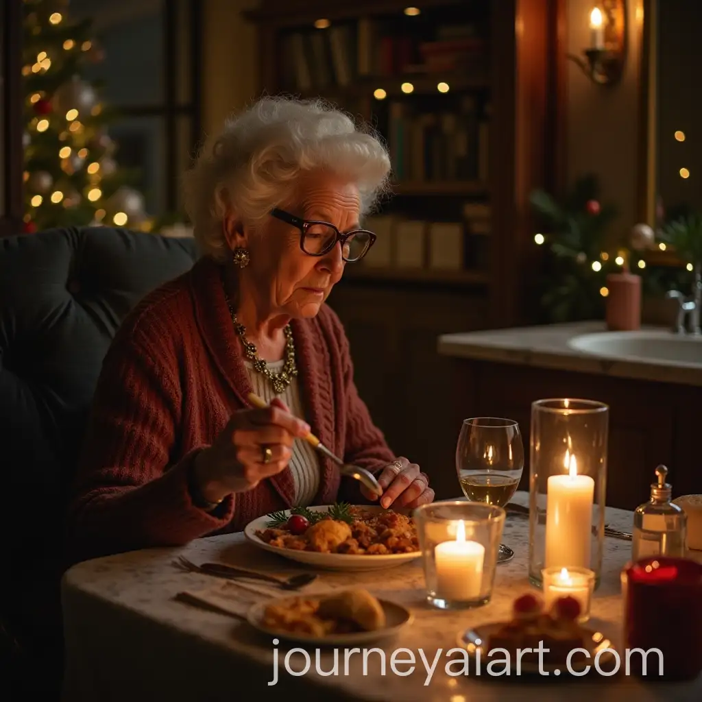 Old-Woman-Enjoying-Christmas-Dinner-in-the-Bath